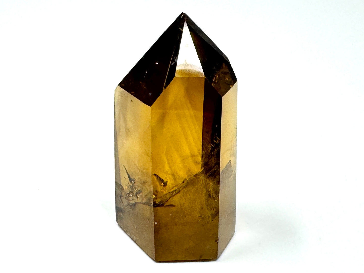 Natural Citrine Quartz Crystal Point 4.9cm