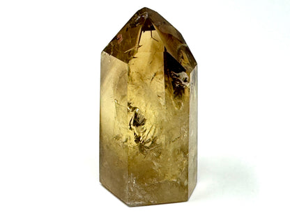 Natural Citrine Quartz Crystal Point 7.2cm