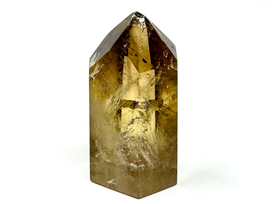 Natural Citrine Quartz Crystal Point 7.2cm