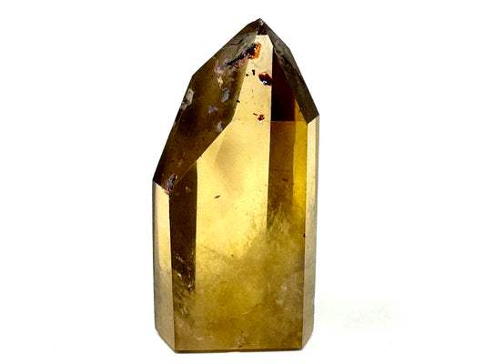 Natural Citrine Quartz Crystal Point 6cm