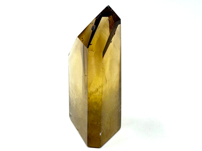 Natural Citrine Quartz Crystal Point 6cm