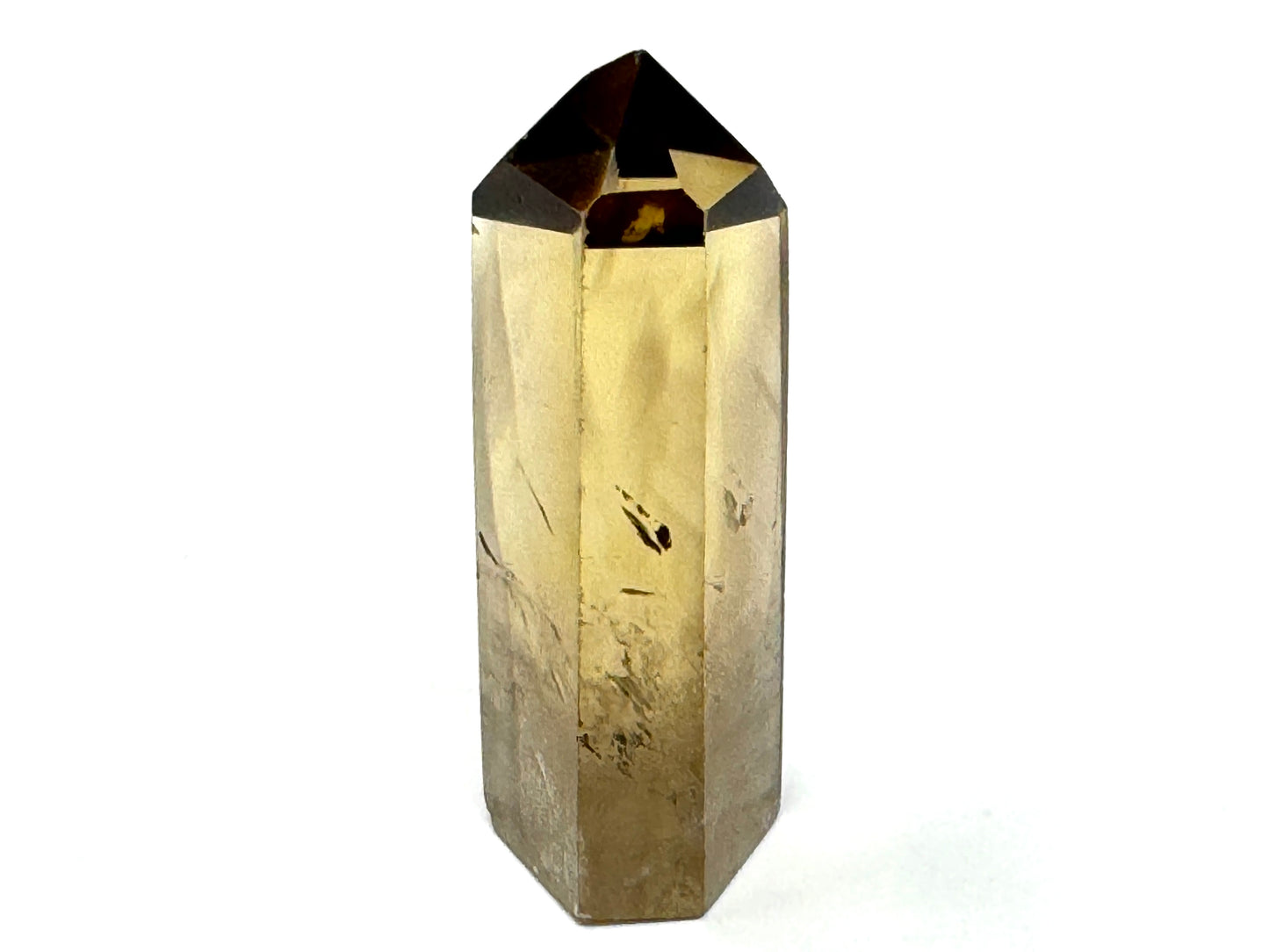 Natural Citrine Quartz Crystal Point 4.8cm