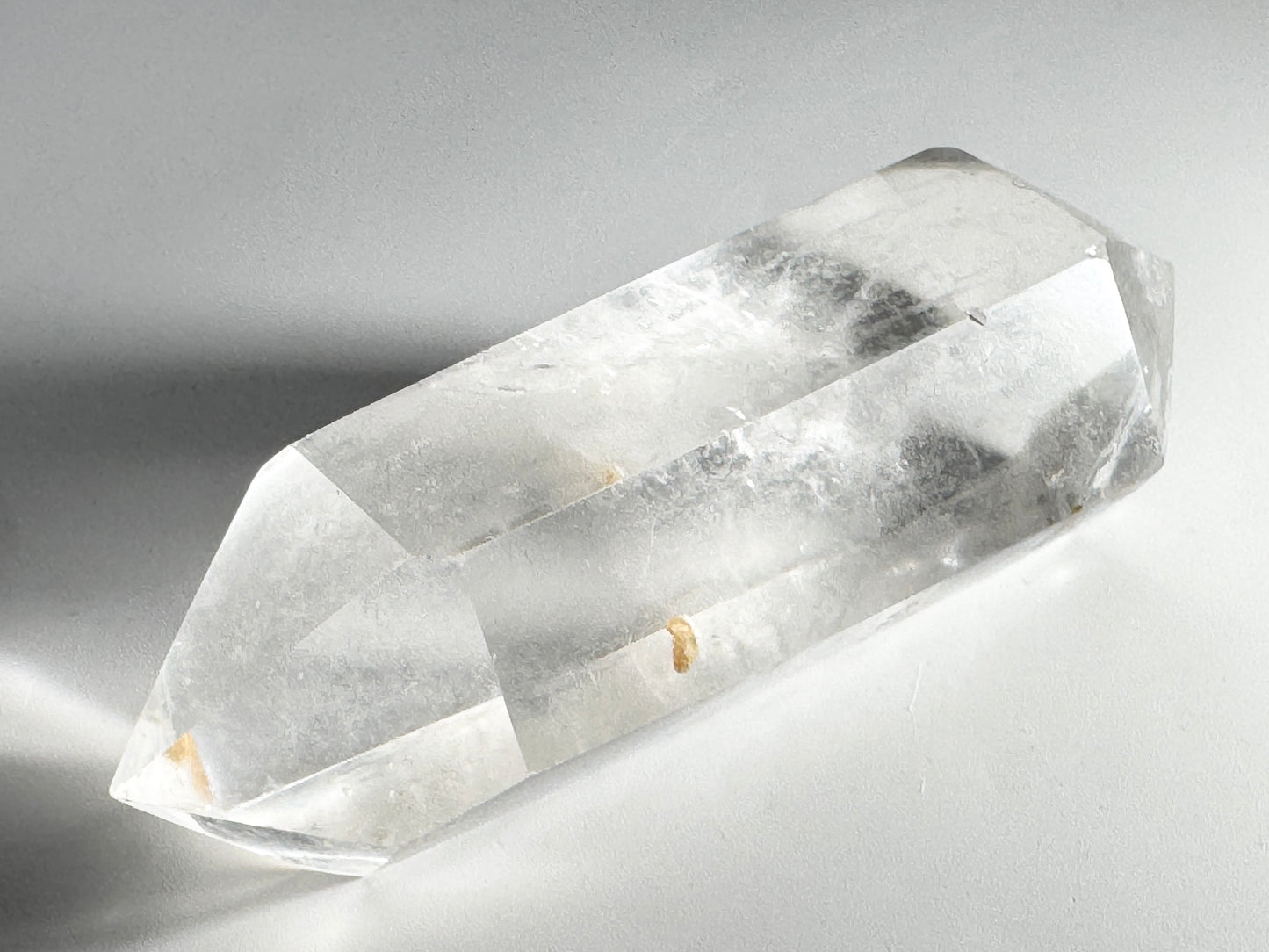 Clear Quartz  Double Terminated Crystal Point 10.5cm