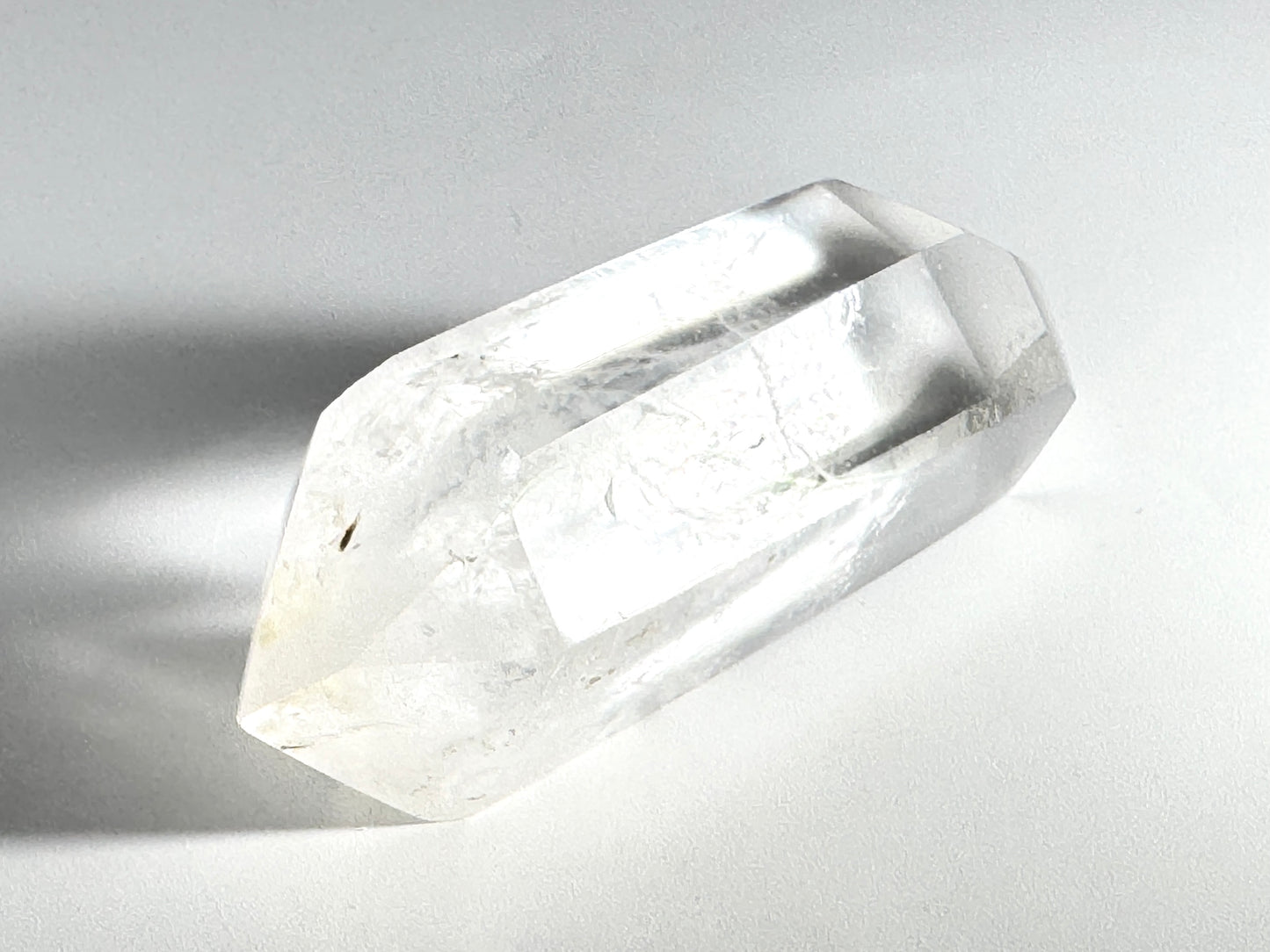 Clear Quartz  Double Terminated Crystal Point 8cm