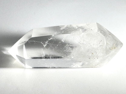 Clear Quartz  Double Terminated Crystal Point 8cm