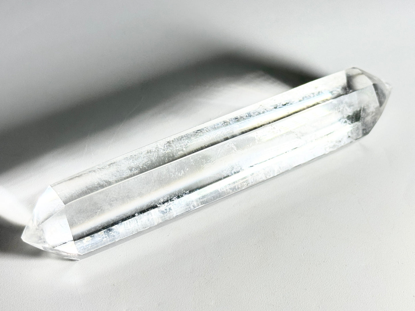 Clear Quartz  Double Terminated Crystal Point 9.9cm
