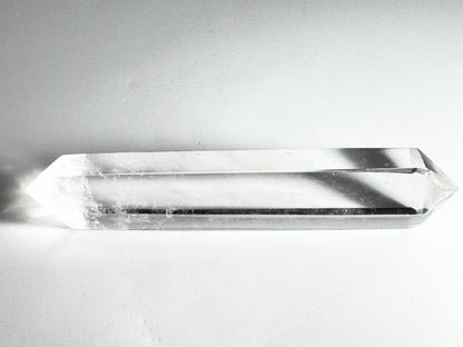 Clear Quartz  Double Terminated Crystal Point 9.9cm
