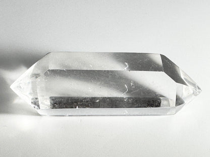 Clear Quartz  Double Terminated Crystal Point 7.1cm
