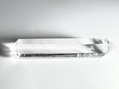Clear Quartz  Double Terminated Crystal Point 9.9cm