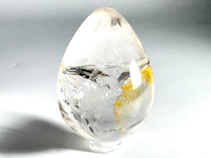 Clear Quartz Crystal Egg 6.3cm