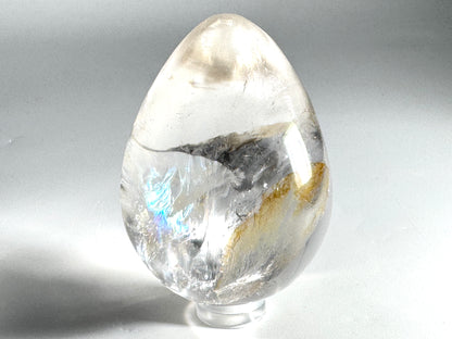 Clear Quartz Crystal Egg 6.3cm