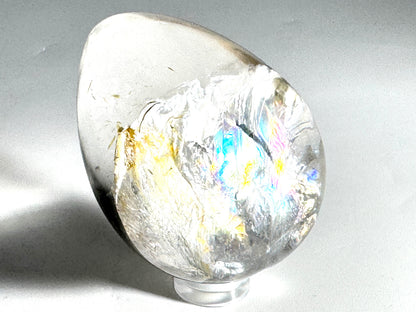 Clear Quartz Crystal Egg 6.3cm