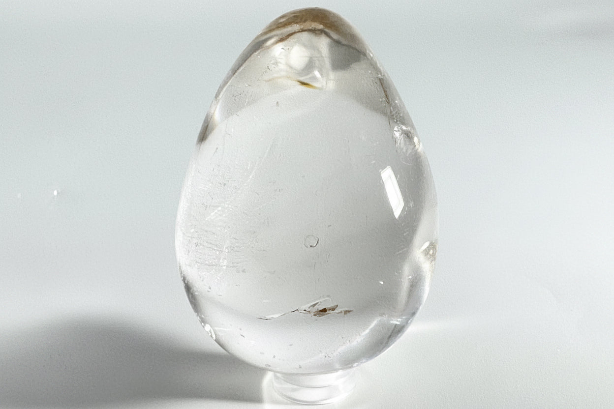 Clear Quartz Crystal Egg 6.5cm
