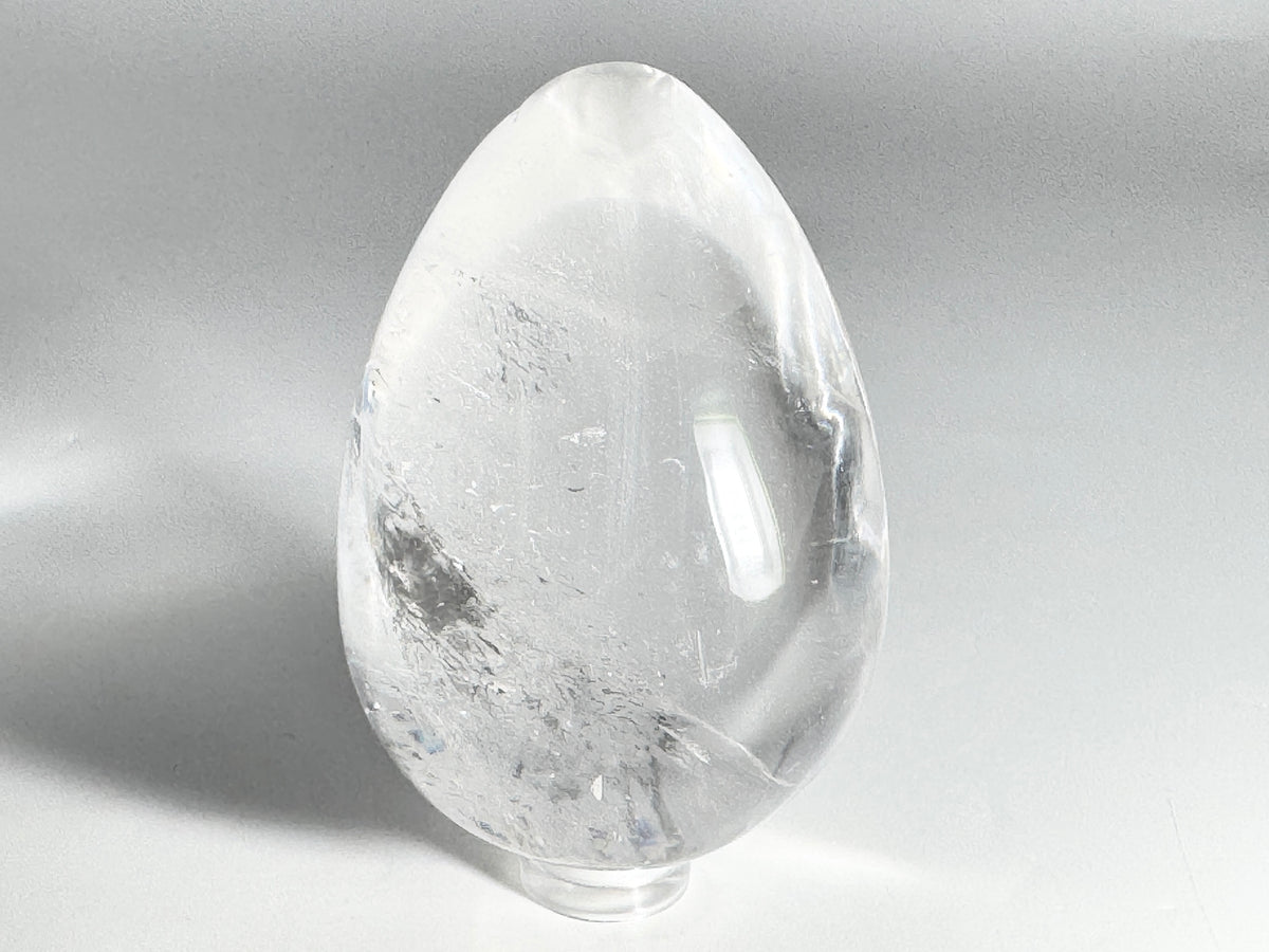 Clear Quartz Crystal Egg 7cm