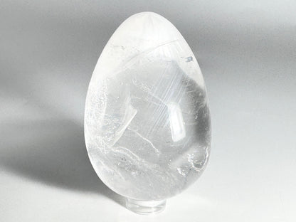 Clear Quartz Crystal Egg 7cm