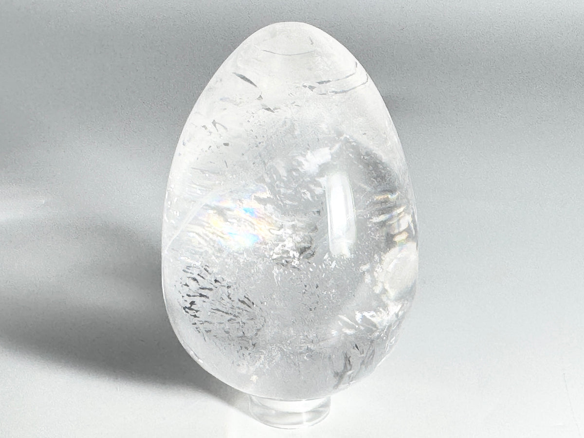 Clear Quartz Crystal Egg 7cm