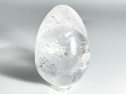 Clear Quartz Crystal Egg 7cm