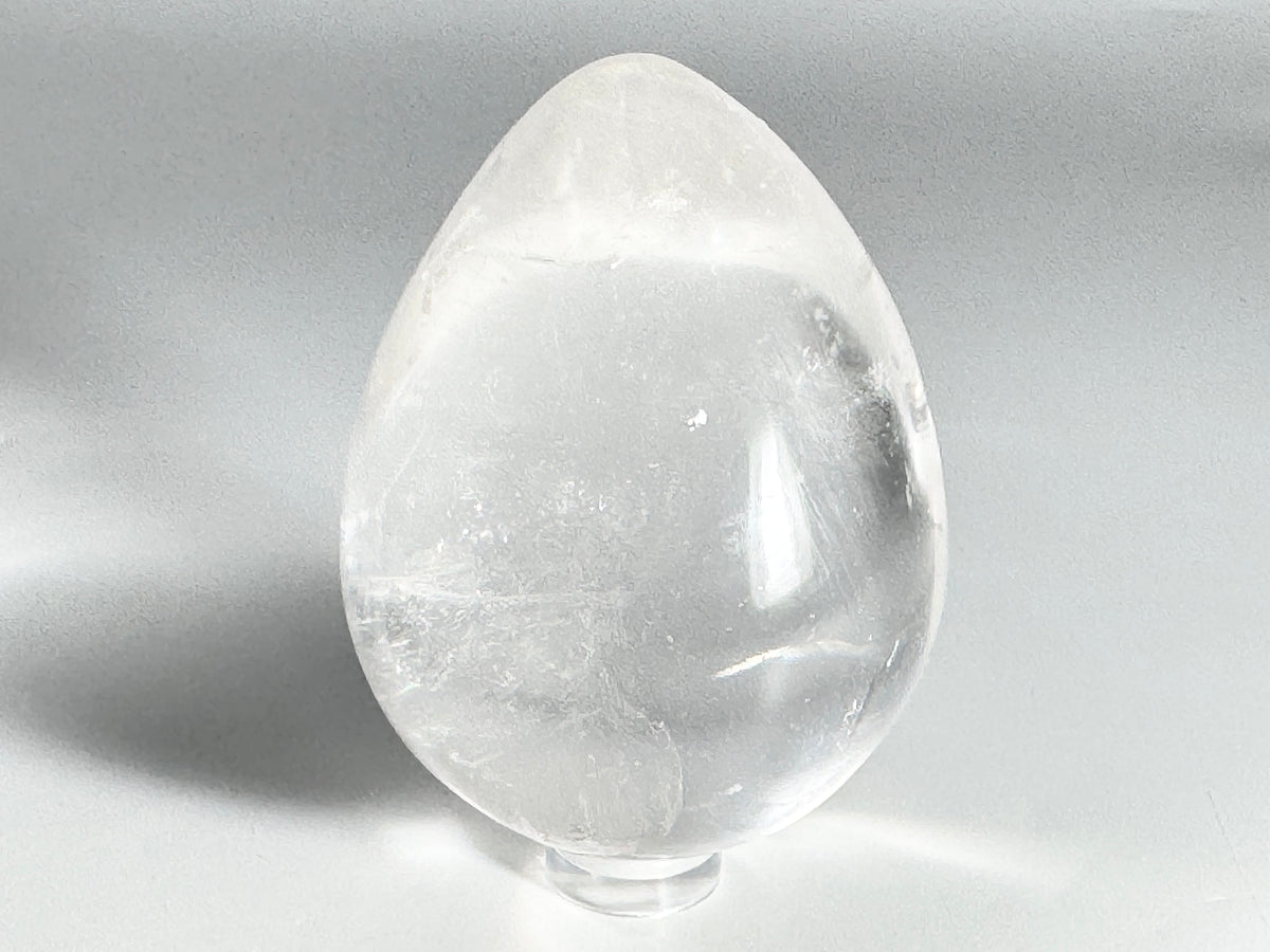 Clear Quartz Crystal Egg 7cm