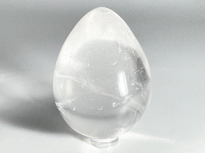 Clear Quartz Crystal Egg 7cm