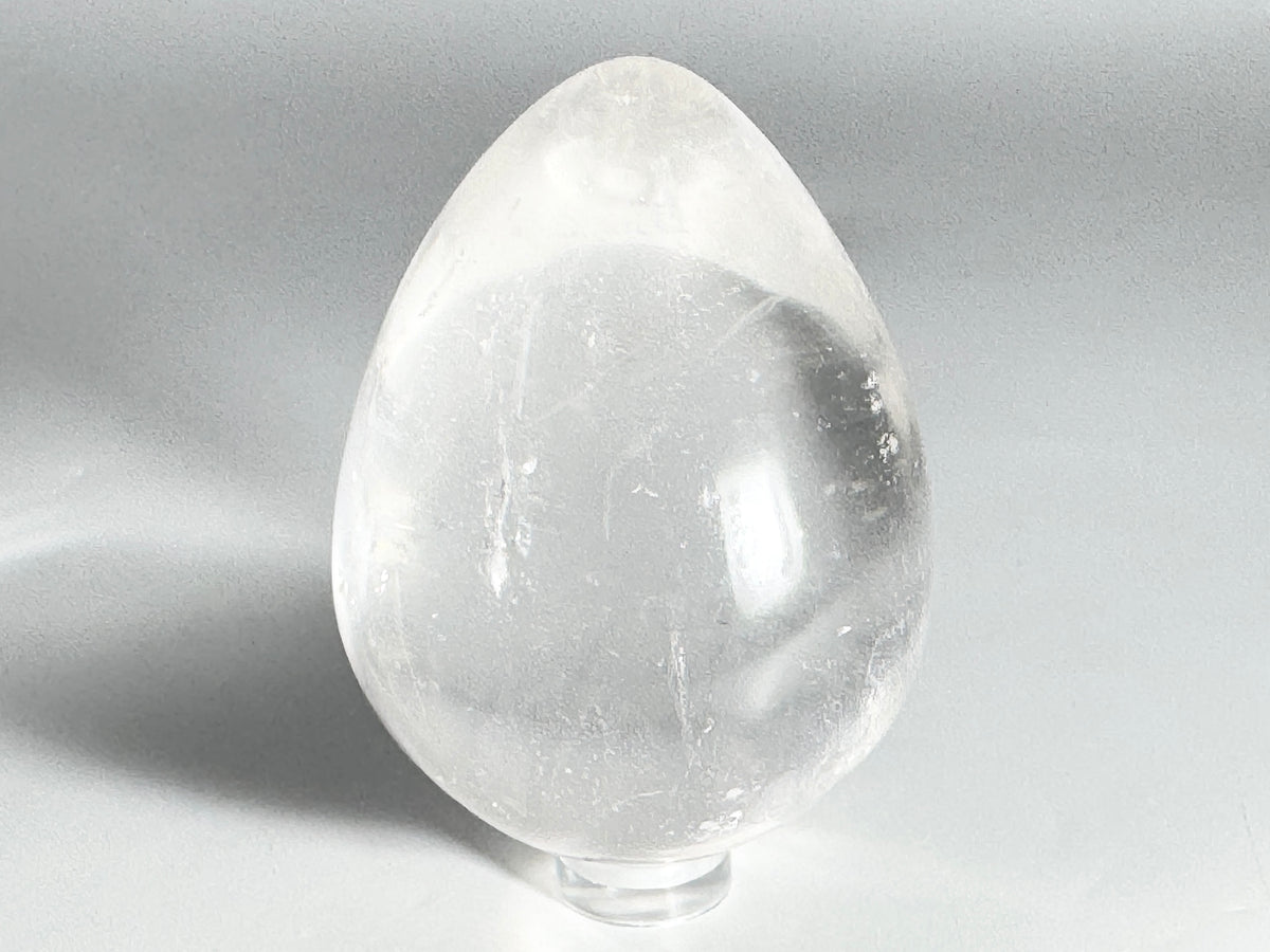 Clear Quartz Crystal Egg 7cm