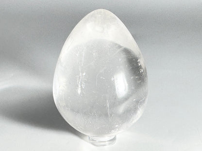 Clear Quartz Crystal Egg 7cm