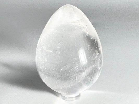 Clear Quartz Crystal Egg 7cm
