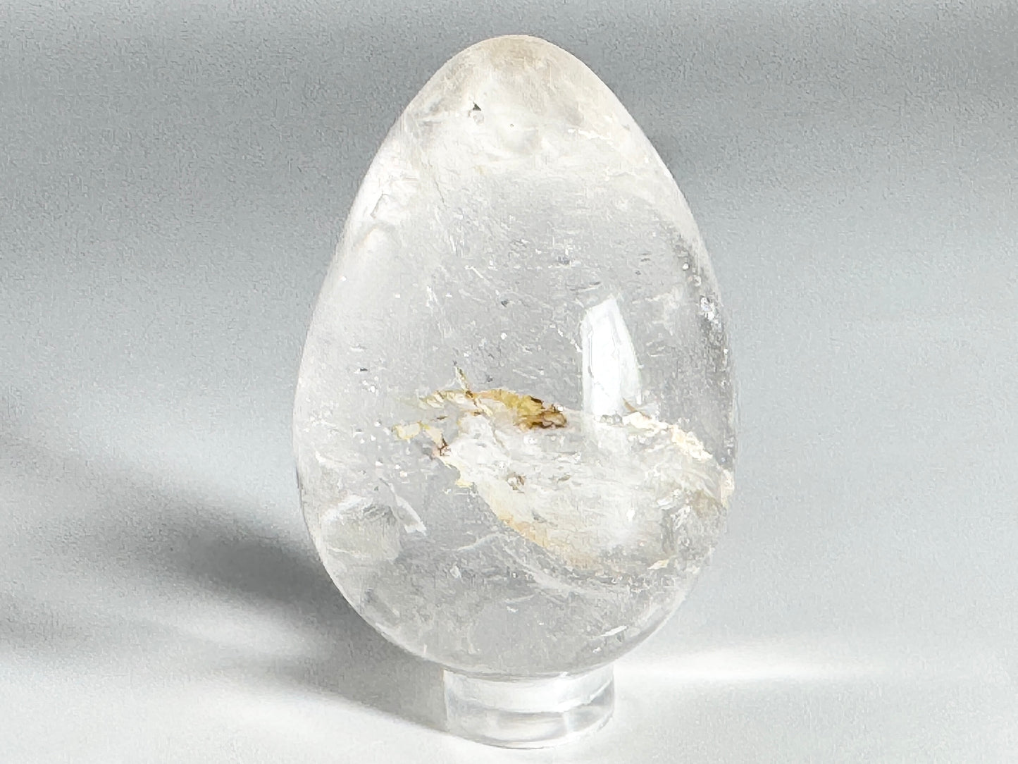 Clear Quartz Crystal Egg 5.8cm