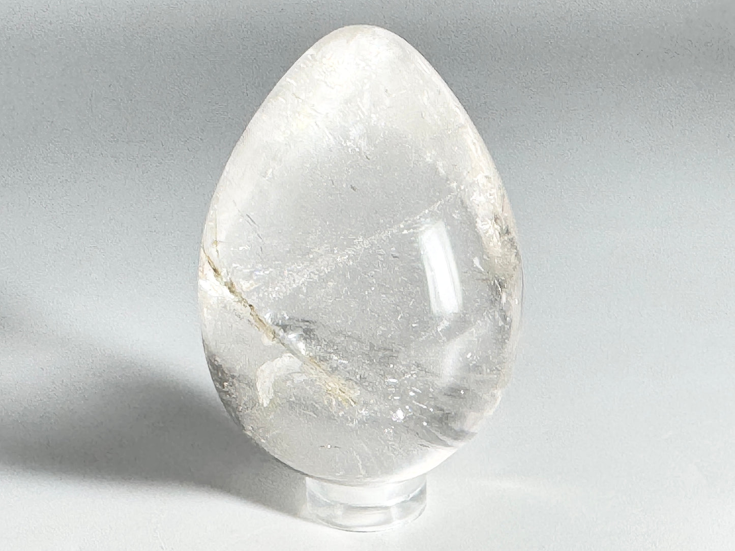 Clear Quartz Crystal Egg 5.8cm