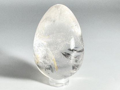 Clear Quartz Crystal Egg 5.8cm