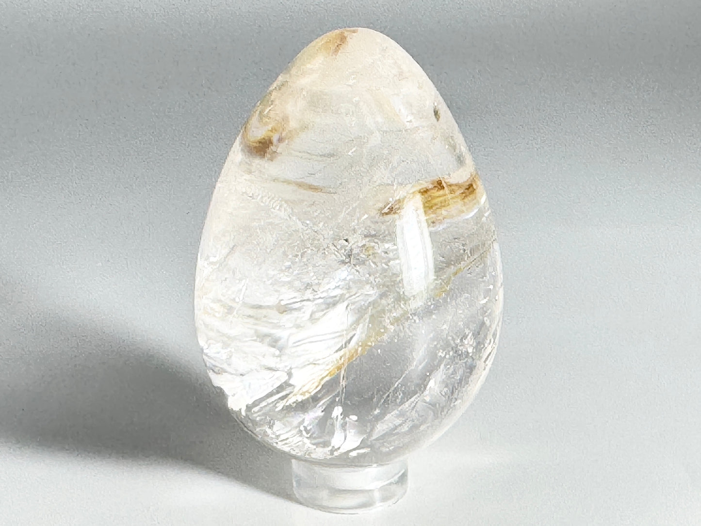Clear Quartz Crystal Egg 5.8cm