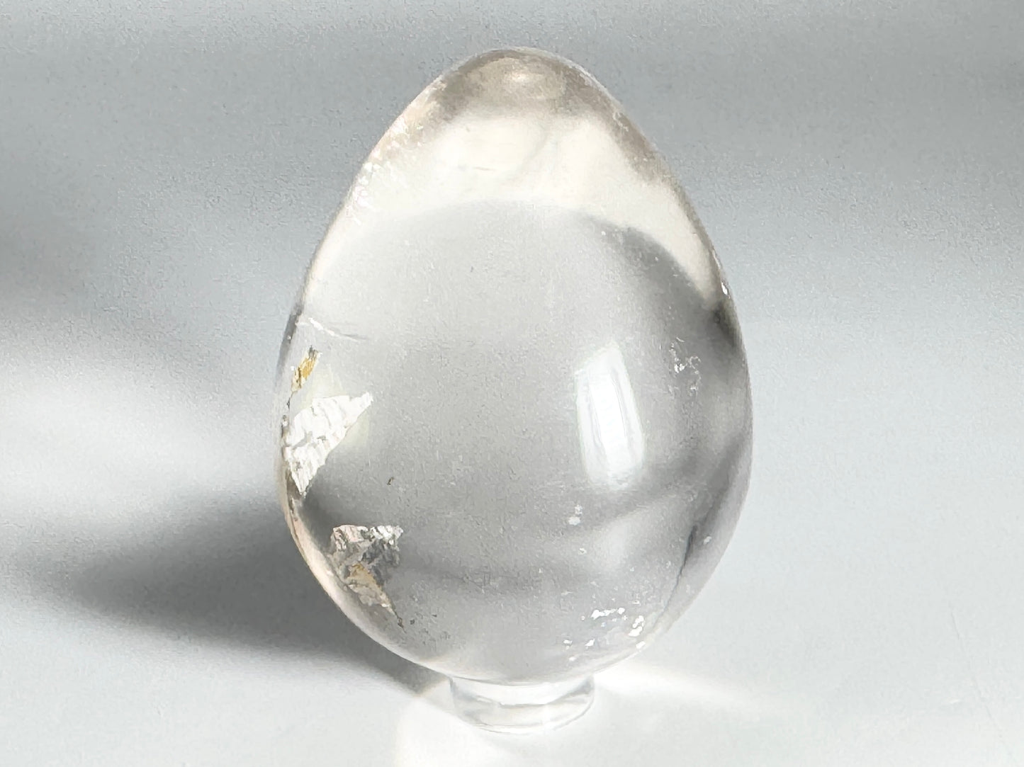 Clear Quartz Crystal Egg 6.6cm