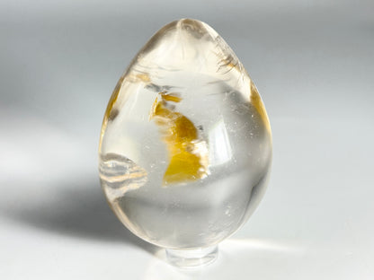 Clear Quartz Crystal Egg 6.6cm