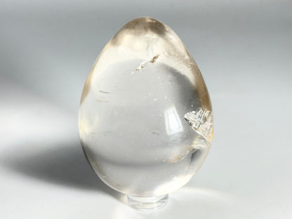 Clear Quartz Crystal Egg 6.6cm