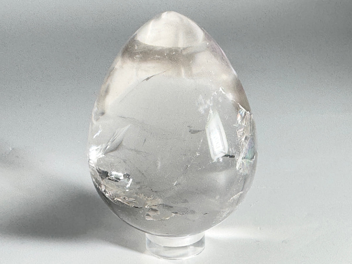 Clear Quartz Crystal Egg 5.8cm