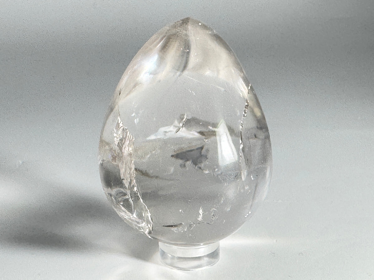 Clear Quartz Crystal Egg 5.8cm