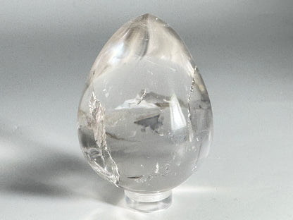 Clear Quartz Crystal Egg 5.8cm