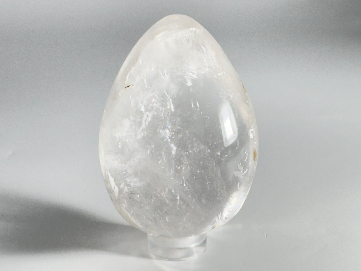 Clear Quartz Crystal Egg 5.7cm