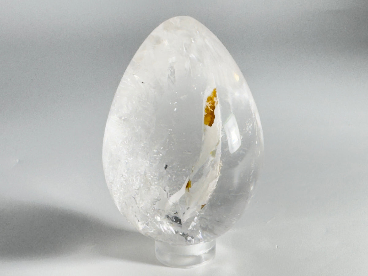 Clear Quartz Crystal Egg 5.7cm
