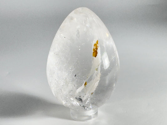 Clear Quartz Crystal Egg 5.7cm