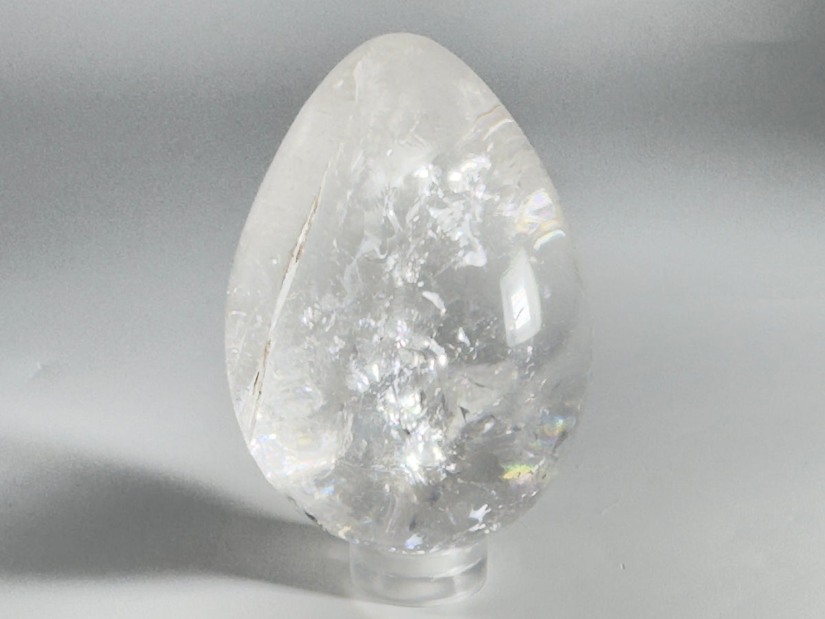 Clear Quartz Crystal Egg 5.7cm