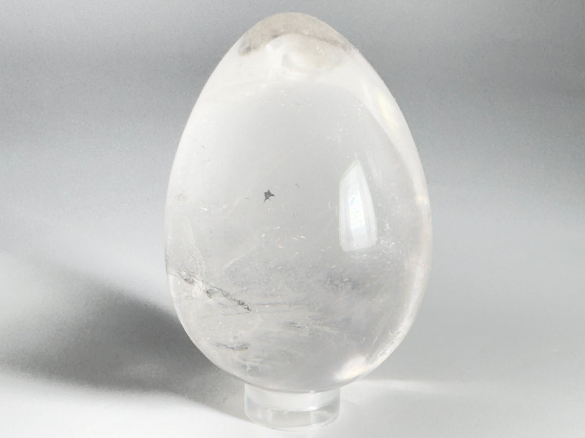 Clear Quartz Crystal Egg 6cm