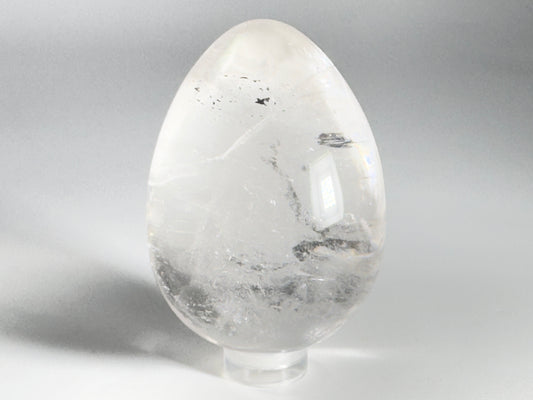 Clear Quartz Crystal Egg 6cm