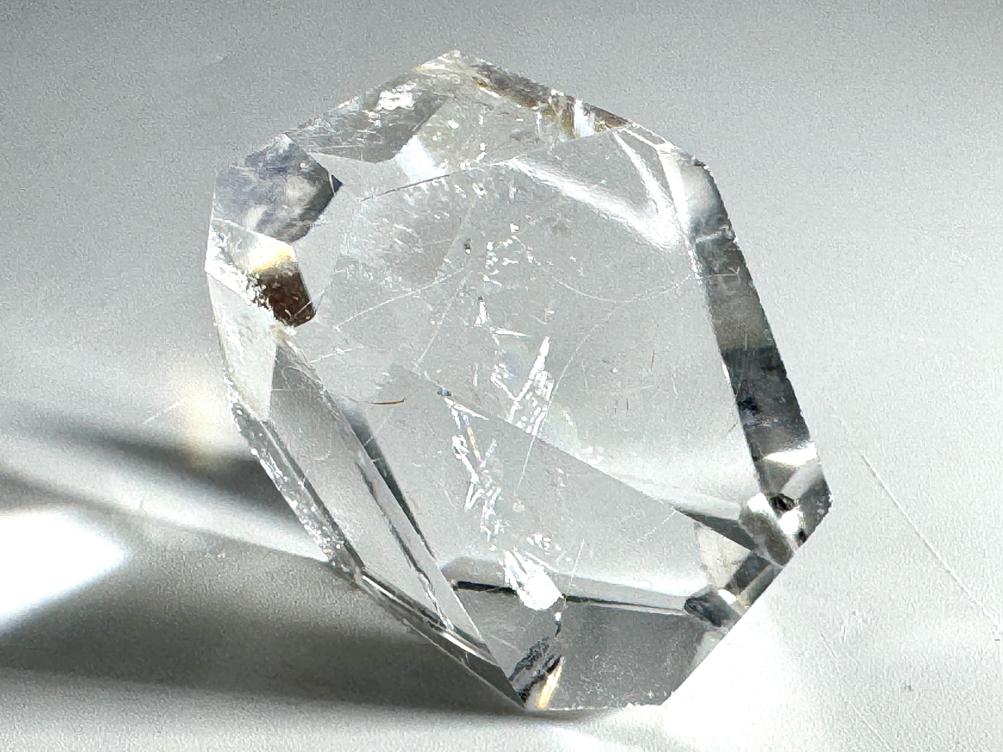 Clear Quartz Faceted Crystal 4.7cm