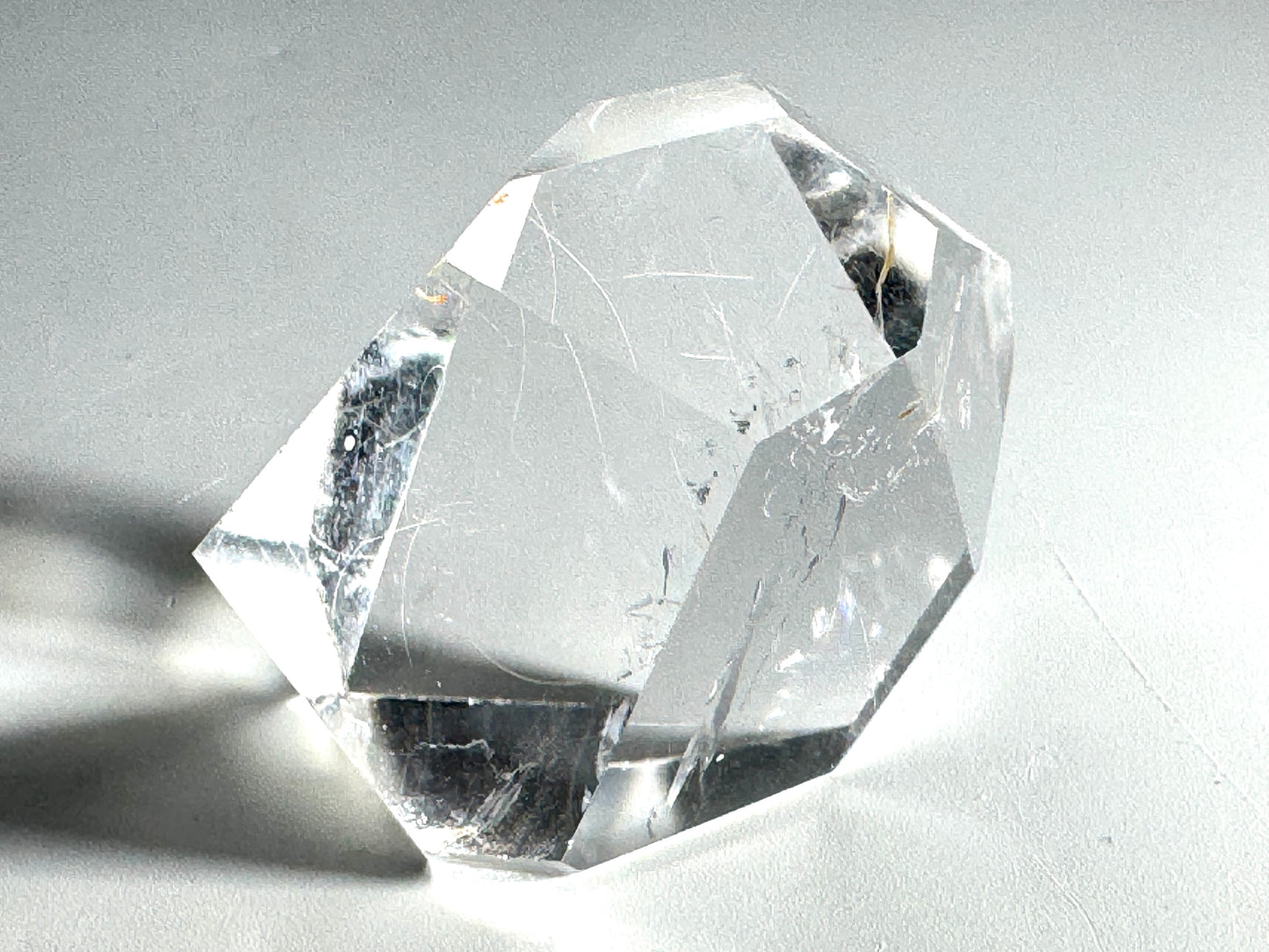 Clear Quartz Faceted Crystal 4.7cm