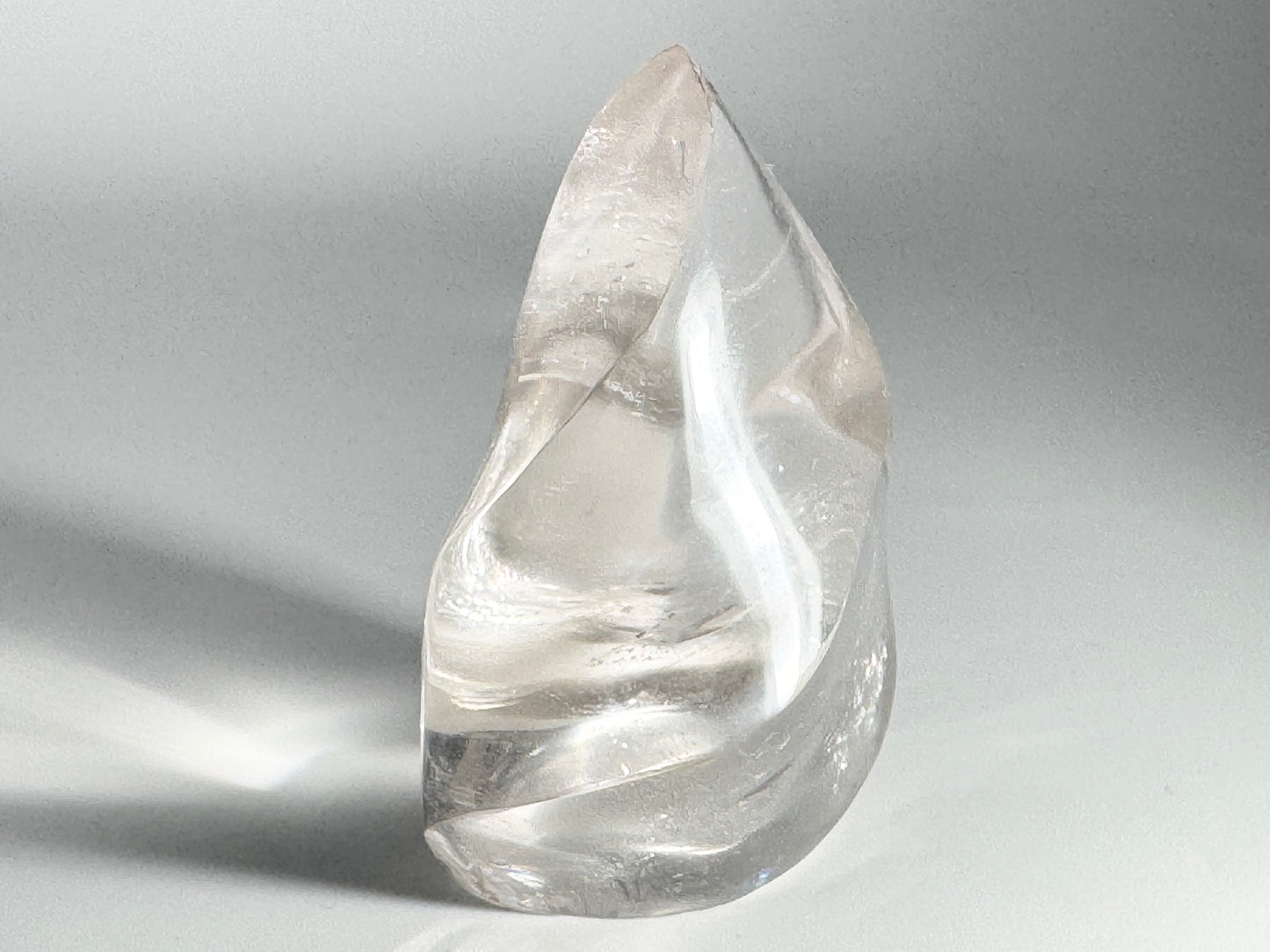 Clear Quartz Crystal Flame Shape 7.7cm