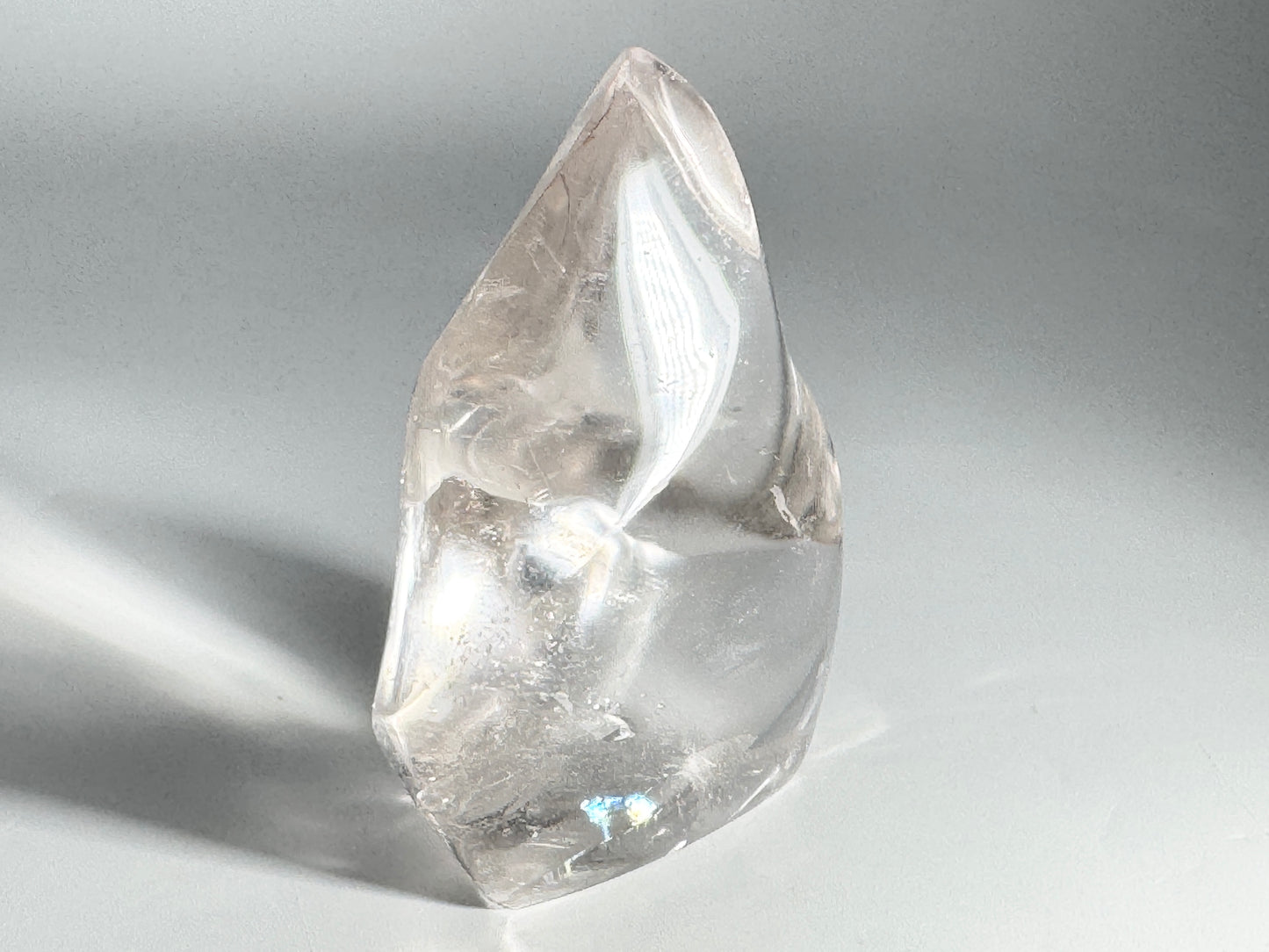 Clear Quartz Crystal Flame Shape 7.7cm
