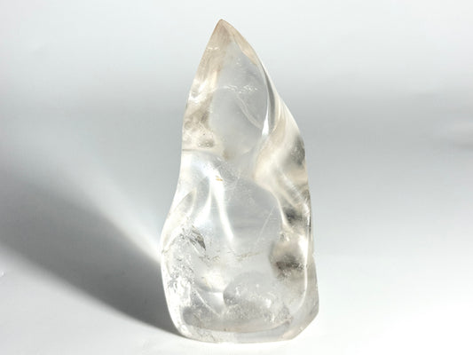 Clear Quartz Crystal Flame Shape 9.8cm