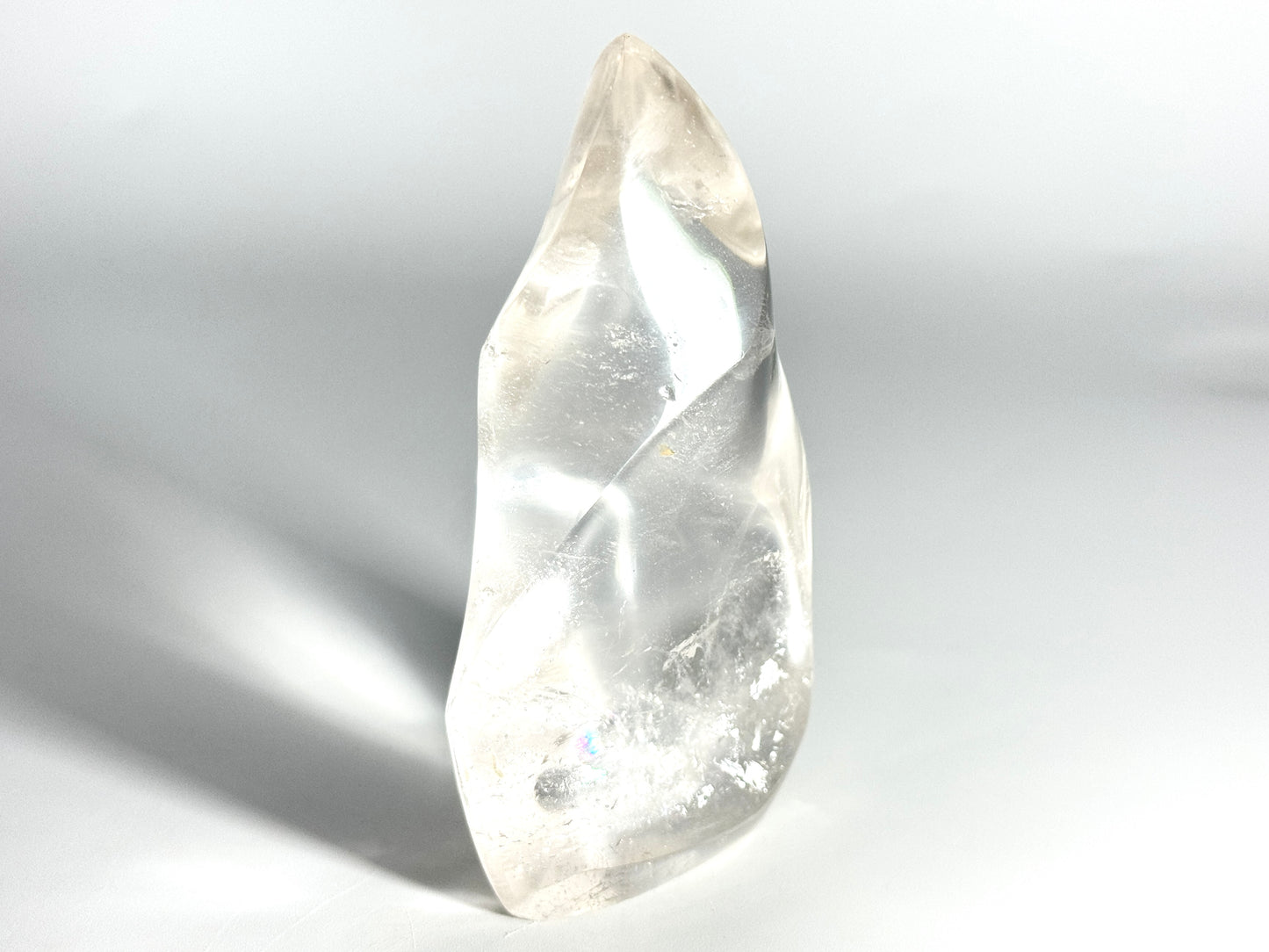Clear Quartz Crystal Flame Shape 9.8cm