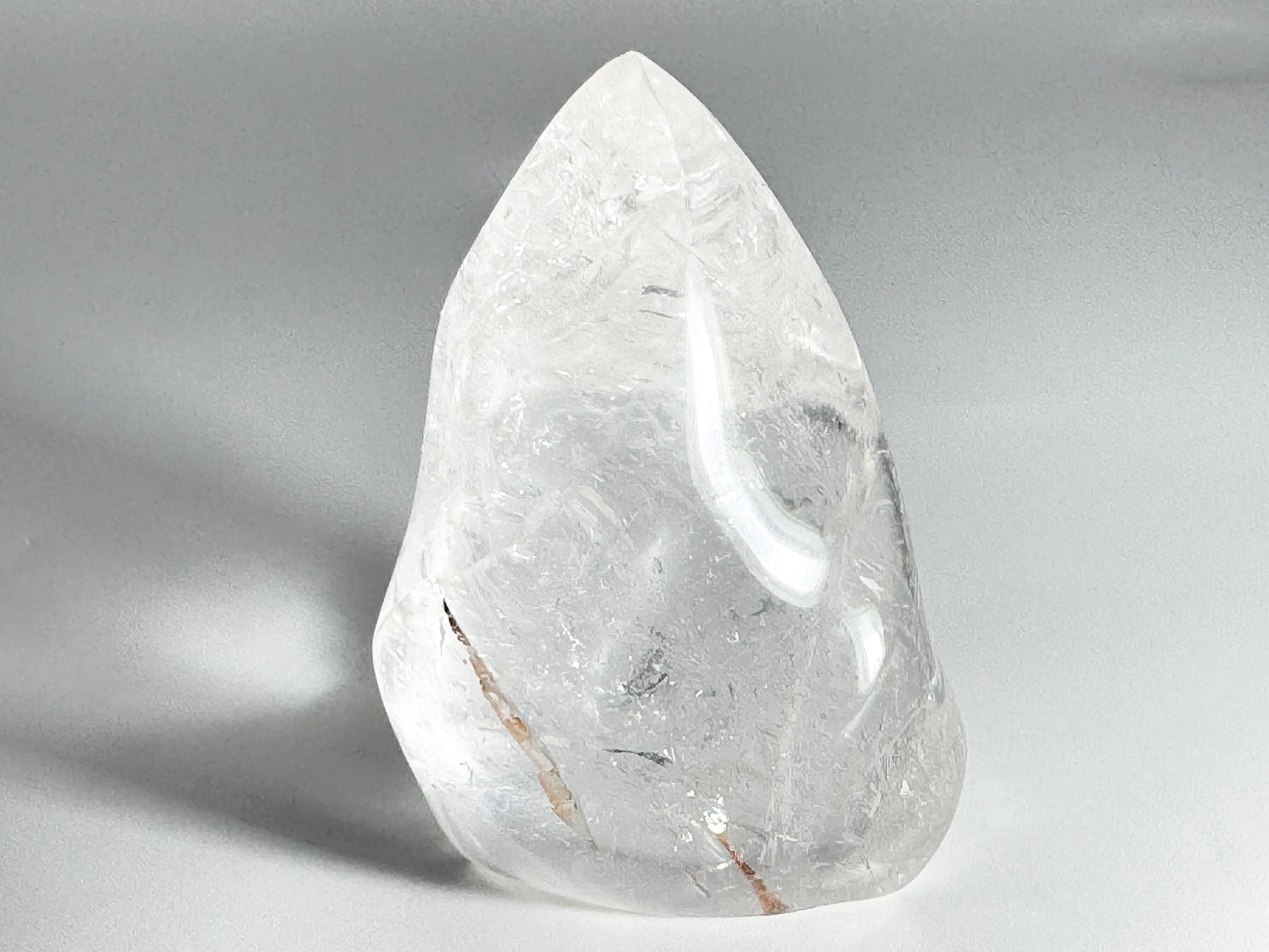 Clear Quartz Crystal Flame Shape 7.7cm