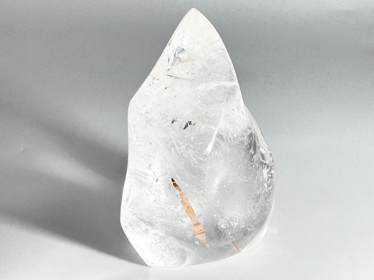 Clear Quartz Crystal Flame Shape 7.7cm